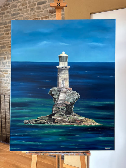 Quadro moderno con faro "Faro Phare du Four"