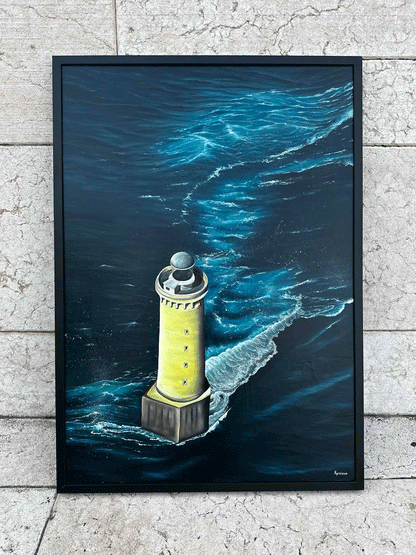 Quadro moderno Faro Mare